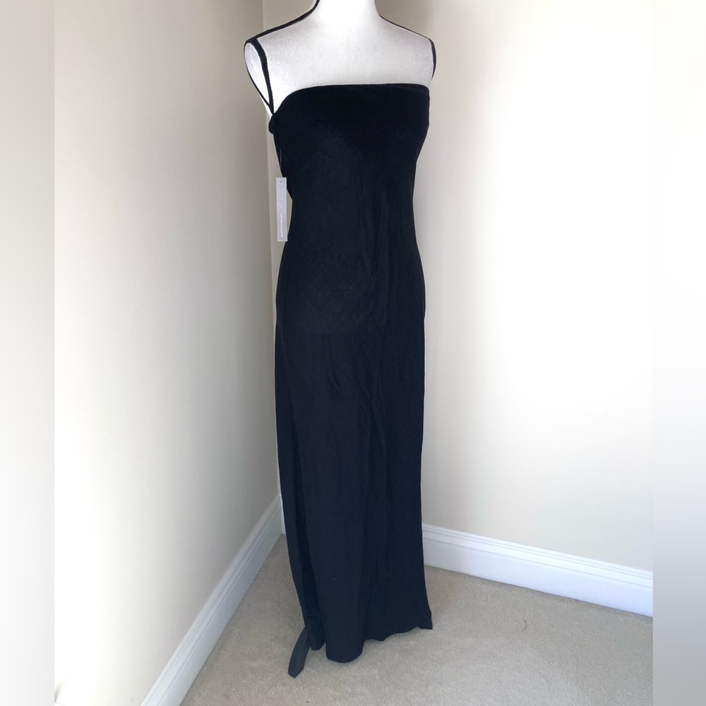 NWT Anthropologie The Fleur Strapless Maxi Slip Linen Blend Dress Size S - Picture 5 of 9